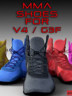 121334 鞋子MMA Shoes for Genesis 3 Females and Victoria 4