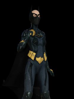 蝙蝠女服装 Cassandra Cain - Batgirl Costume for Genesis 8 Female