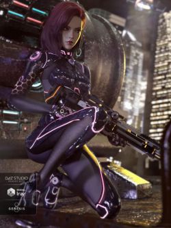 80534 服装 科幻  CR Sci-fi Suit for Genesis 8 Females