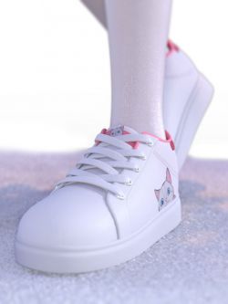 84179 运动鞋 SU Cute Sneakers for Genesis 8 and 8.1 Females