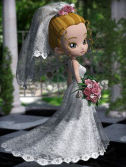 27078 卡通服装  Wedding Dress for Cookie