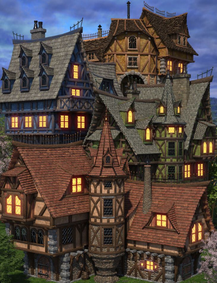 Medieval-Village-Mansions-Construction-Set.jpg