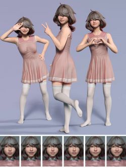 94150 姿态 QX Cutie Poses and Expressions for Hanako 9