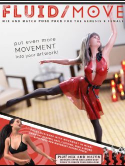 70857 姿态 舞姿 Fluid Move Pose Pack for Genesis 8 Female