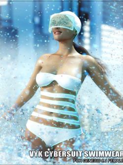 152313 服装 泳装 VYK Cybersuit Swimwear for Genesis 8.1 Female