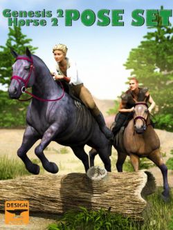 20953 动物姿态 DA Horse and Rider Poses