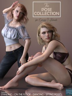 61771 姿态 The Pose Collection for Genesis 8 Female