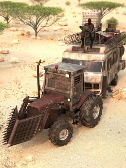 81793 道具 僵尸房车 Zombie Tractor RV