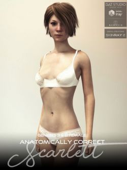 人物 Scarlett for Genesis 3 and Genesis 8 Female