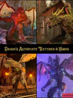 80020 龙的纹理 Drago's Alternate Textures and Horns