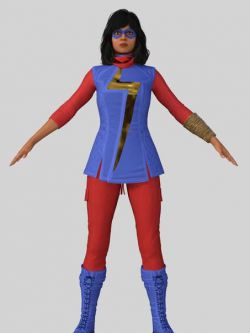 人物服装 Ms. Marvel Suit for Genesis 8 Female