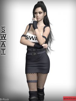 118412 服装 女特警服装 Swat for Genesis 3 Female(s) by B-Rock ()