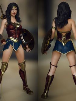 服装  GG Wonder Woman Outfit for G8F