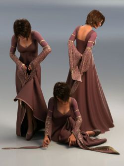 86170 服装纹理 FF's Innocence for Genesis 8 and 8.1 Female and the Univer...