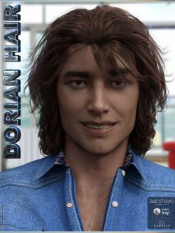 35893 头发 Dorian Hair for Genesis 3 Male(s)