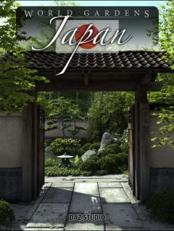 63601 场景 日式花园 World Gardens Japan for Daz Studio