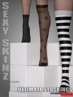 74457 终极丝袜 Sexy Skinz - Ultimate Stockings for Genesis 8 Female