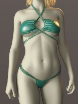 161681 服装 内衣 Bikini Halter Neck for Genesis 8 Females and Genesis 9