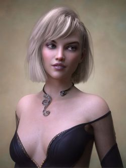 84075 头发 dForce Joy Hair for Genesis 8 Females