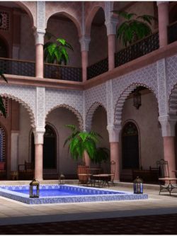 137156 场景 摩洛哥式澡堂 Moroccan Riad