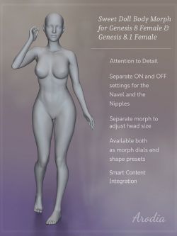 身体变形 AR Sweet Doll Body Morph for G8F and G8.1F