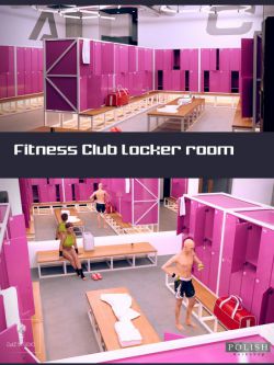 48201 场景 健身俱乐部更衣室 Fitness Club Locker Room