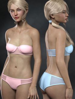 81577 服装 比基尼  Ciel Bikini for Genesis 8 and 8.1 Females