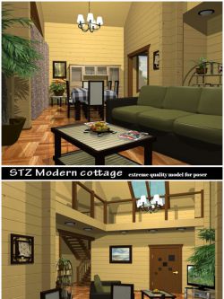 103480 场景 现代小屋 STZ Modern cottage