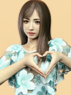 83257 头发 偶像头发  Idol Hair for Genesis 8 Females