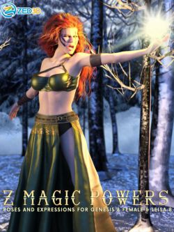 64821 姿态 Z Magic Powers Poses and Expressions for Leisa 8