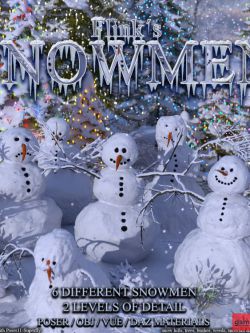 123989 道具 雪人Flinks Snowmen
