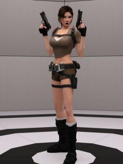 人物服装 Lara Croft for G8F and G8.1F