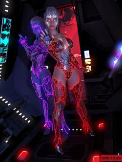 81770 服装 纹理 Electrified for CyberPunk Unlimited Outfit