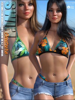 155795 服装 纹理 SWIM Couture Textures for dForce Tahiti Bikini