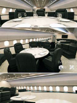 36485 场景 豪华喷气机休息室  Luxury Jet Lounge