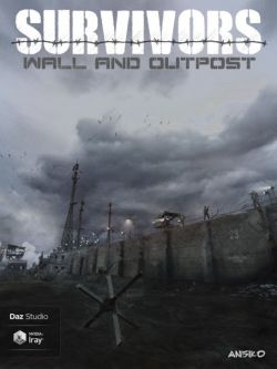 56205 场景 墙和哨所 Survivors Wall and Outpos