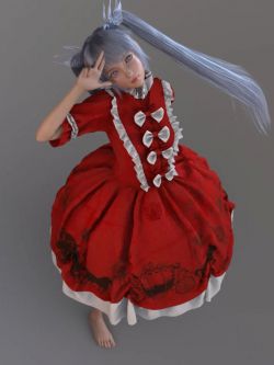 70207 服装 欧式连衣裙 dForce European Style Dress for Genesis 8 Female(s)