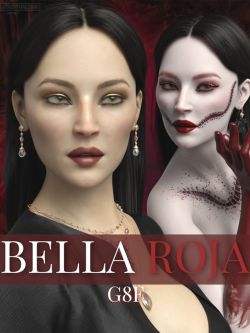 144691 人物 Bella Roja for Genesis 8 Female
