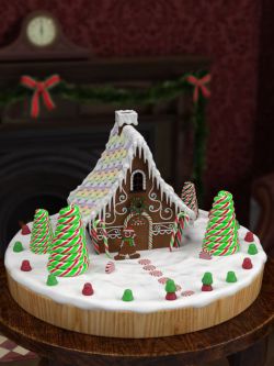 79877 道具 Gingerbread House Kit