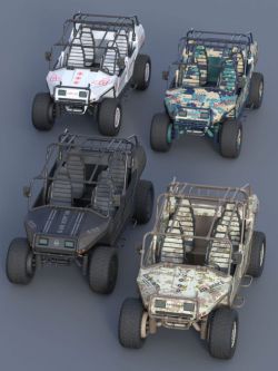 82357 道具 车辆纹理 MIL ATV Vehicle Material Pack