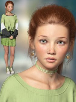 87387 人物 P3D Fabienne HD for Genesis 8.1 Female