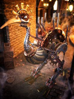 78944 机器鸵鸟  Steampunk Ostrich