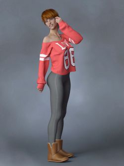 142537 人物 KrashWerks SQUEAKY for Genesis 8 Female