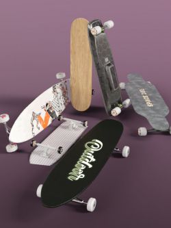 89175 道具 滑板套装 BW Cool Skateboards Set