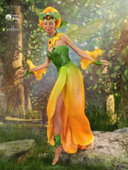 51499 服装 dForce Morning Bloom Outfit for Genesis 8 Female(s)