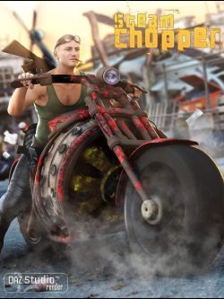 8682 摩托车 Steam Chopper