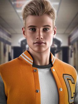 86340 服装 学院时代 AJC College Times Outfit for Genesis 8 and 8.1 Males