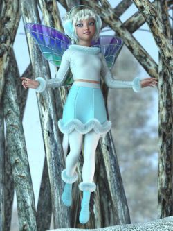 88333 小精灵冬季服装 Pixie Winter Outfit for Genesis 9