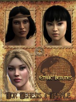 46067 民族变形 EJ Ethnic Beauties for Genesis 8 Female