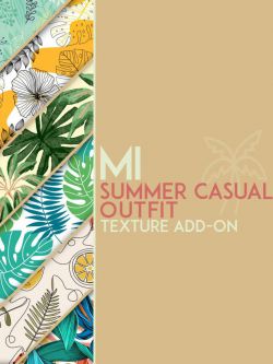 82534 服装 纹理 dForce MI Summer Casual Outfit Texture Add-on